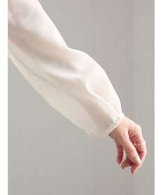 Te chichi ナローリボンシアーペプラムブラウス《2025Autumn catalog vol.2 item》