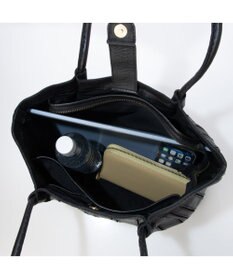 UNBILLION ピークスピーク PEAKS PEAK / ソフトレザーマルチストライプトート