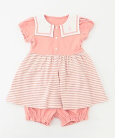 組曲 KIDS 【80-90cm】セーラーボーダー ワンピース