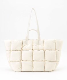 自由区 【SHIHOさん着用】パディングナイロン2ハンドルトート バッグ オフ