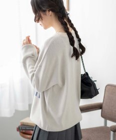 WEGO ロゴジャガードニットプルオーバー