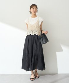 earth music&ecology クリンクルスカート