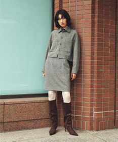 uncrave ネップツィード シャツ