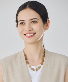 自由区 【カタログ掲載】ウォーターバッファローパーツ ネックレス マットゴールド系