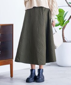 Tiaclasse ミモレ丈中綿スカート