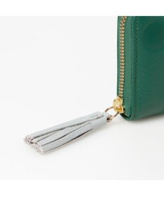 UNBILLION ペルケ perche / ドット型押し・ジャバラカード長財布