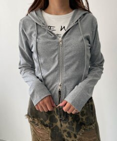 WEGO カーブヘムダブルZIPパーカー