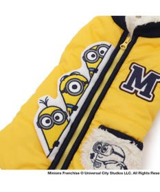 PET PARADISE ミニオン 背中開き 遠赤外線 綿入り ベスト ジップアップ 小型犬