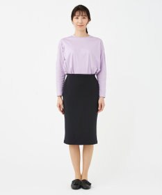 KASHIYAMA 【抗菌繊維】スタイリッシュジャージー ロングスカート