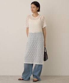 AMERICAN HOLIC レースＴシャツワンピース