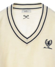 earth music&ecology キャットロゴショートニットプルオーバー