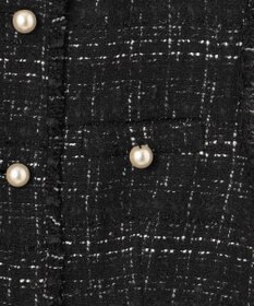 Feroux 【洗える】ラメツイード ジレ