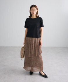Green Parks シアーカットティアードスカート