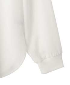 YECCA VECCA 2wayリブMIXジョーゼットブラウス