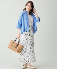 ANY ヨーロピアンリネンハーフスリーブシャツ