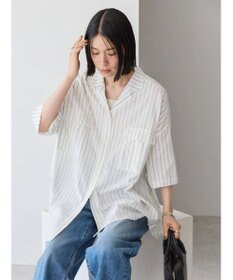 AMERICAN HOLIC 接触冷感＋ＵＶカットＷポケットＢＩＧシャツチュニック