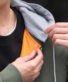 WEGO 【ユニセックス着用ITEM】2WAYフードパファーMA－1