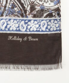 JOSEPH ABBOUD 【イタリア製・Holliday&Brown】マルチペイズリー ストール