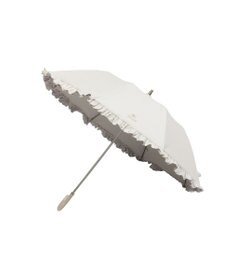 MOONBAT 【一級遮光/晴雨兼用/遮熱/UV】PAUL&JOE ACCESSOIRES(ポール & ジョー)晴雨兼用日傘 クリザンテームワンポイントフリル