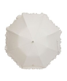 MOONBAT 【一級遮光/晴雨兼用/遮熱/UV】PAUL&JOE ACCESSOIRES(ポール & ジョー)晴雨兼用日傘 クリザンテームワンポイントフリル