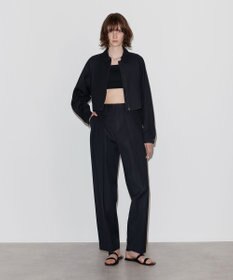 NAVE 【Nave　洗える】バルキーツイル ジップアップブルゾン