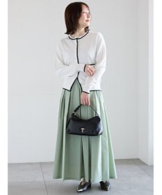 Te chichi ポケット付きクルーネックカーディガン