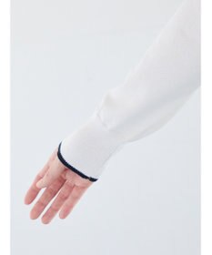 Te chichi ポケット付きクルーネックカーディガン