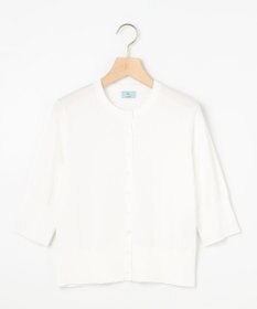 組曲 L ドライタッチ 5分袖カーディガン