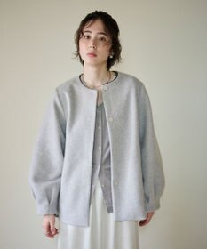 #Newans 【洗濯機可能】バックフレアショートコート