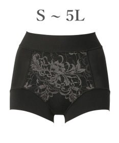 BRADELIS New York 【BRADELIS NewYork peace】綿混フィットレースショーツ24 ブラデリス 補正下着 ハイウエスト 深め