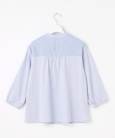 J.PRESS LADIES L 【洗える】プレーティングジャージー モックネックカットソー