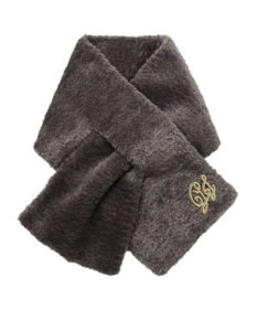 MOONBAT PAUL & JOE ACCESSOIRES フェイクファーブローチマフラー