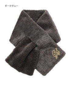 MOONBAT PAUL & JOE ACCESSOIRES フェイクファーブローチマフラー