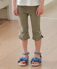 ANY KIDS フリル カプリ パンツ