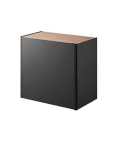 tower 隠せるテレワークワゴン タワー ブラック