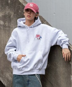 WEGO 【ユニセックス着用ITEM】別注BENDAVISグラフィックプルパーカー