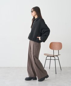 earth music&ecology ダンボールニットZIPブルゾン