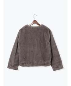 Te chichi グラデーションファーノーカラージャケット《2025winter catalog item》