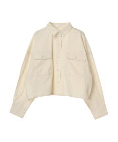 Green Parks ショート丈ワイドシャツ