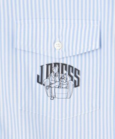 J.PRESS MEN 【AaronChang】【UNISEX】ピンオックス シャツ / バギーフィット