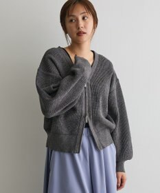 CRAFT STANDARD BOUTIQUE ワッフルニットジップカーディガン