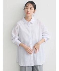 earth music&ecology パールボタンオーバーシャツ