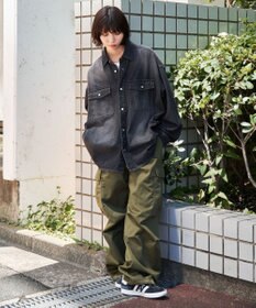 WEGO 【ユニセックス着用ITEM】 デニムBIGシャツ（LS）