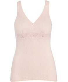 Wing カップ付きタンクトップ 綿100％(身生地) さらっと快適 【綿100％ メッシュタイプ】 ブラトップ 3Lまで対応 大きいサイズ EL6185 ウイング／ワコール