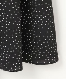 Feroux 【洗える】ギャザーデザインパフスリーブワンピース