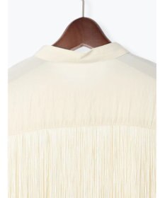 Te chichi フリンジショートシャツ《2025Autumn catalog vol.2 item》