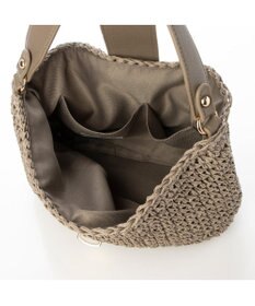 UNBILLION cachecache 差し込みフラップ2wayワンハンドルクロッシェトート