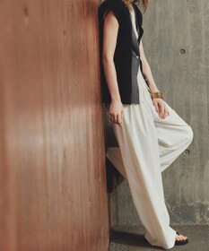 uncrave クールタッチカラータイプライター ワイドパンツ