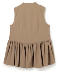 uncrave クールタッチカラータイプライター ペプラムブラウス