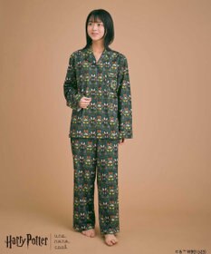 une nana cool 【ハリー・ポッターコラボ】【綿100%】開襟パジャマ
